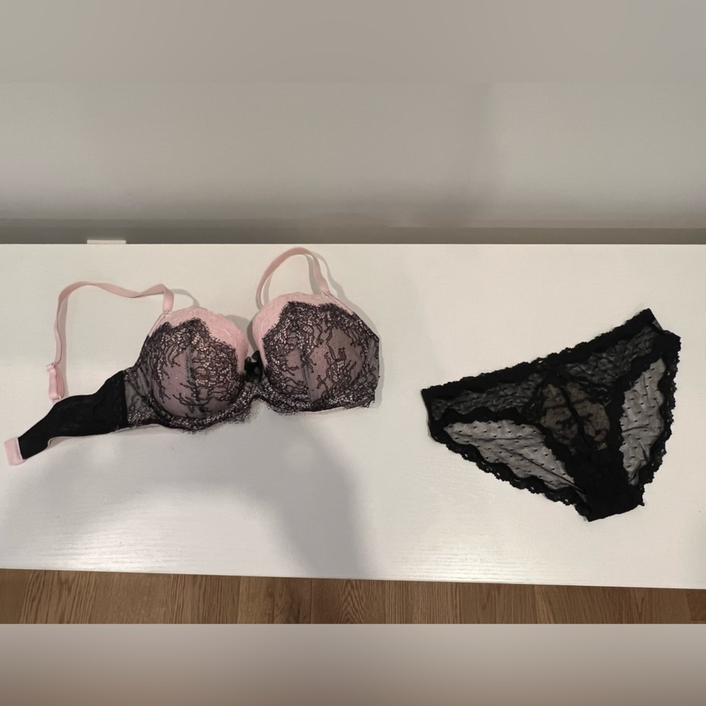 Victoria Secret, new no tags Bottoms are free.  Keep/toss.  bra 36D bottoms M